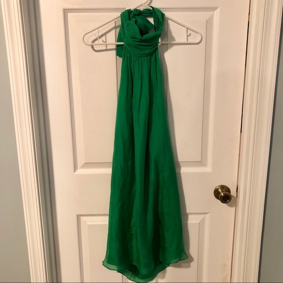 High Neck Silk Dresses
